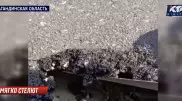 С нежным бисквитом сравнивают асфальт в пригороде Караганды