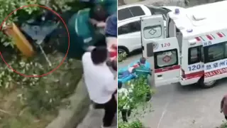 Ребенок спрыгнул с 26-го этажа с зонтом в руках и выжил