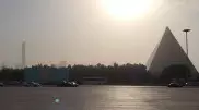Астану снова накрывает пыльная буря