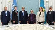 Токаев подтвердил приверженность Казахстана целям ООН на встрече с ее делегацией