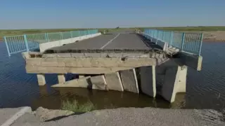 Без дороги остались сельчане после весенних паводков в Кызылординской области