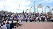 Древний обряд "Тасаттык" по вызову дождя провели в Костанае
