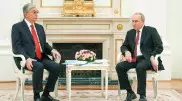 Токаев направил телеграмму Путину