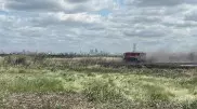 Третьи сутки тушат пожар под Астаной