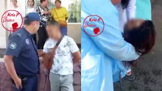 Мужчина ударил девушку около рынка в Алматы - ее откачивала скорая