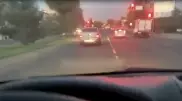Молодые люди устроили беспредел на дороге в Шымкенте