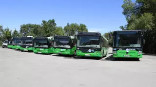 В Алматинской области запустили автобусный парк
