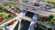 Каким будет мост через реку Есентай по Аль-Фараби в Алматы