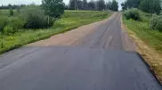 Жители СКО не оценили инновационный ремонт дороги