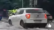 Ливень и град обрушились на Костанай