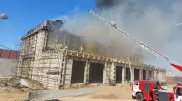 Крупный пожар напугал жителей Шымкента