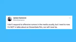 Джеймс Кэмерон опроверг слухи о съемке сериала про батискаф "Титан"