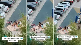 "На душе потеплело". Видео с играющими на ковре детьми в Астане стало хитом в TikTok