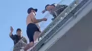Мужчина после ссоры с девушкой пытался спрыгнуть с моста БАКАД близ Талгара