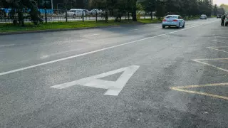 Нет разметки после ремонта на дороге. Будут ли штрафовать водителей Алматы