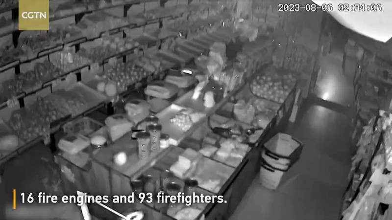 Кадры из видео CGTN