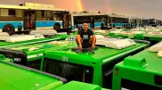 "Кладбище" автобусов под Алматы: что будет с техникой