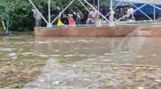 Алматинцы делятся фото и видео затопленных улиц после ливня