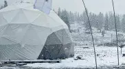Первый снег выпал в Восточном Казахстане