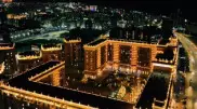 "Пир во время чумы": блогер возмутился ночной подсветкой ЖК в Актау