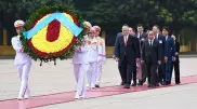 Токаев возложил цветы к мавзолею Хо Ши Мина