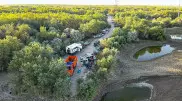 Трагедия на Сырдарье: 150 человек ищут двух утонувших детей