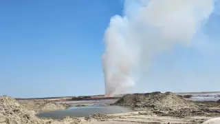 Маңғыстау облысында кен орнындағы өрт екі айдан бері әлі өшкен жоқ