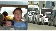 "Два-три авто в сутки пропускают". Пробка на границе со стороны Кыргызстана растянулась на километры