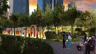 Каким может быть сквер у ТРЦ "Керуен" в Астане