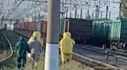 Огромная лужа серной кислоты образовалась в Экибастузе