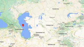Землетрясение произошло в Каспийском море