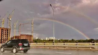 Редкое природное явление заметили в Астане