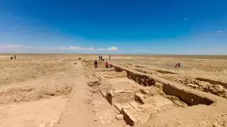 В Атырауской области раскопали средневековый караван-сарай