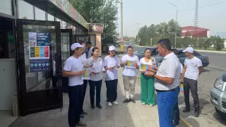 12 тысяч жителей Жамбылской области приняли участие в акции "Адалдыққа бір қадам"