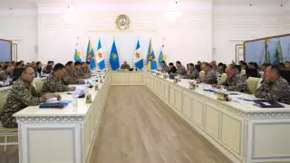 На коллегии Министерства обороны подведены итоги учения "Батыл Тойтарыс"