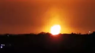 В британском Оксфорде произошел мощный взрыв и возгорание биогаза