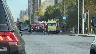 Ресторан Sunduk загорелся в центре Астаны