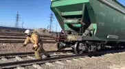 23-тонный хоппер в одиночку отбуксировал силач в СКО