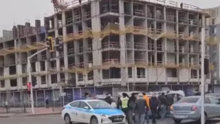 Первое ДТП у нового моста. Авто перевернуло после столкновения в Астане