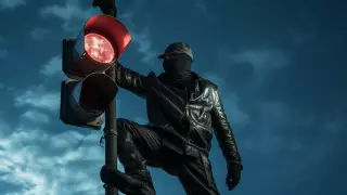 Светофор хотели украсть жители Темиртау