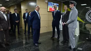 Президент Токаев пришел на матч Казахстан - Сан-Марино