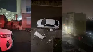 Ветер уронил облицовку дома на авто: кто возместит ущерб