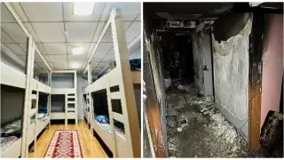 Пожар в хостеле Алматы: масштаб ЧП показали на фото