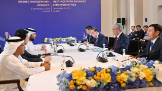 Касым-Жомарт Токаев провел переговоры с министром инвестиций ОАЭ Мухаммедом аль-Сувейди