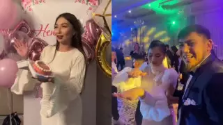 Невеста с изюминкой: в сети обсуждают необычный свадебный образ алматинки