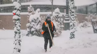 Алматы завалило снегом: акимат обратился к жителям