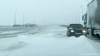 Республиканские трассы в двух областях перекрыты из-за непогоды