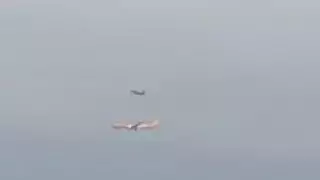 Истребители подняли в небо из-за больного шизофренией пассажира на борту самолета