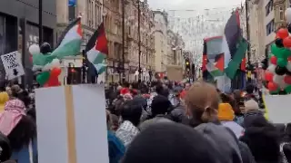 "Суперсубботу" прервали пропалестинские протестующие в Лондоне