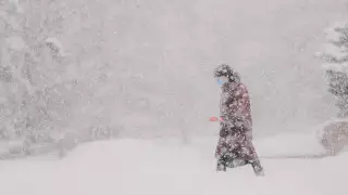 Снег с дождем, гололед и метель. Погода в Казахстане 24 декабря